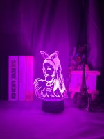 Dropshipping 3D Lamp 16 Colors Changing Touch Sensor Celebrity Singer Ariana Grande Led for Fans Gift Adult Night Lamp Bedroom