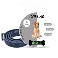 ZZOOI Retractable Deworming Flea Tick Collar For Dogs Cats Collar Pet Adjustable Dog Collar For Small Dogs Pets Accessories Products