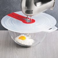 ETXEgg Bowl Whisks Screen Cover Beat Eggs Mixing Bowl Lids Splatter Guard Splash-proof Kitchen Cooking Gadgets Baking Accessories