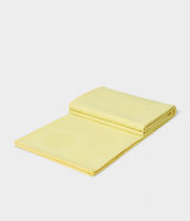 Manduka ผ้าปูทับเสื่อโยคะ eQua® Mat Towel - Lemon (72")