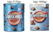 Bột socola cacao sữa Swiss Miss Milk Chocolate Hot Cocoa Mix của Mỹ hộp
