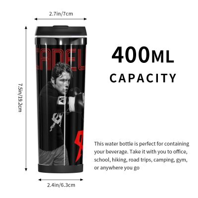 Double Insulated Water Cup Saul Canelos Alvarez Mexico Boxing T Shirt Graphic Vintage Heat Insulation milk cups Vacuum flask Mug