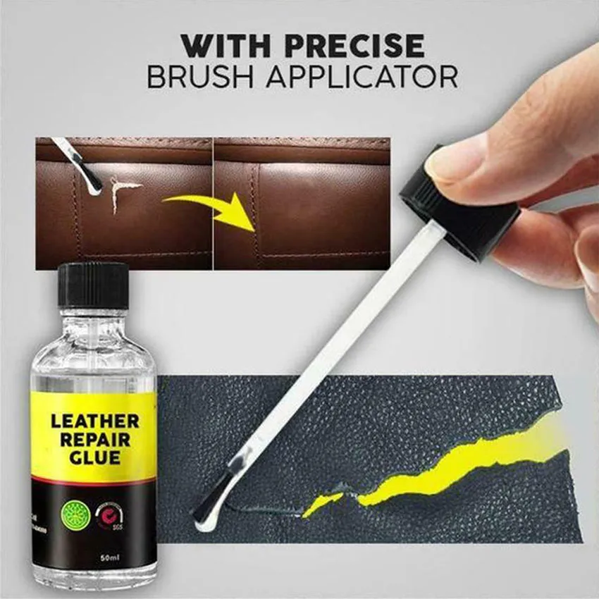 50/30ml Leather Repair Glue Repair Liquid Household Car Leather Products  Shoes Wallets Jackets Furniture Repair