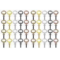 40Pcs Metal Bottle Opener Blanks Stainless Steel Bottle Opener Inserts Kit Threaded Beer Opener Hardware,5 Colors