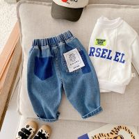 Fashion Children Boys Denim Pant 1-7Years Toddler Kids Elastic Waist Loose Jeans Soft Trousers Autumn Clothes