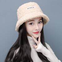 [A Flexible] ผู้หญิงตุ๊กตาข้นหมวกถังสีทึบฤดูใบไม้ร่วงฤดูหนาว WarmCap หญิงปานามา