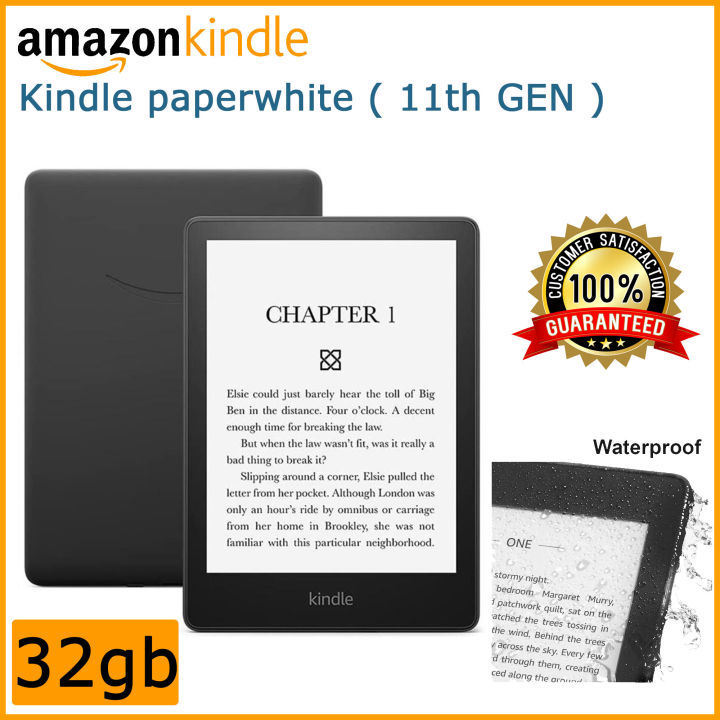 Kindle Paperwhite 5 8GB / 32GB 11th Gen 6.8 touch display 300PPI  E-Reader Wifi Waterproof with adjustable warm light / BLACK