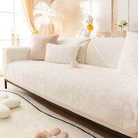 [COD] and winter pure plush imitation rabbit cushion modern minimalist super soft non-slip towel wholesale