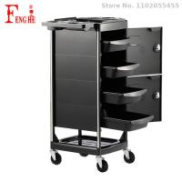 Hairdressing Trolley Beauty Salon Barber Supplies Hair Salon Bar Car Ironing Rack Cabinet Multi-Functional Hairdressing