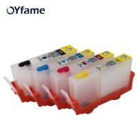 Oyfame 4ชิ้นสำหรับ Hp178 178xl ตลับหมึกพร้อม Arc Chip178 178xl ตลับหมึกตลับหมึกสำหรับ Hp 5510 5515 6510 7510 B109a เครื่องพิมพ์ B110a