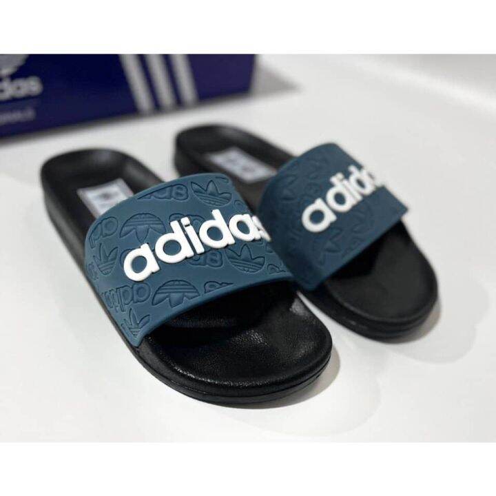 Dép lê nam quai ngang chữ ADIDAS họa tiết đẹp, thời trang, đế cao ...