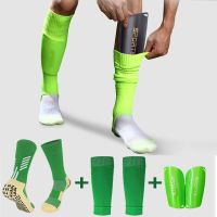 1 Kits Hight Elasticity Shin Guard Sleeves For Adults Kids Soccer Grip Sock Professional Legging Cover Sports Protective Gear Supports Braces