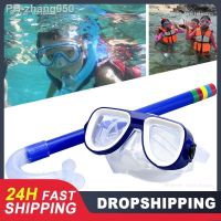 Swimming Goggles PVC Masks Swim Scuba Child Diving Eyewear Anti Fog Safe Breathing Mask Snorkel Set Underwater Dive Accessories