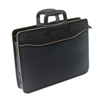 Fashion file bag portable briefcase men business office bag trend package work bag file A4 conference bag Oxford waterproof