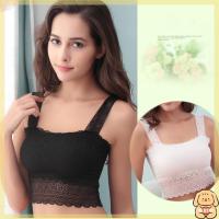 XERTRY ชุดชั้นในสตรี Camis เกาะอกสายยืดลูกไม้เสื้อสายเดี่ยวลายดอกไม้