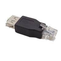 Usb 2.0อะแดปเตอร์เชื่อมต่อเครือข่ายโทรศัพท์อีเทอร์เน็ตตัวผู้6p4c 4pin Rj11