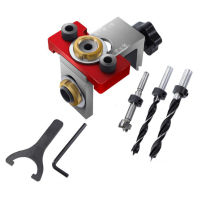 3-In-1งานไม้เจาะ Locator Self Centering Dowel เจาะ Guide Kit 3-Hole งานไม้ Doweling Jig Positioner