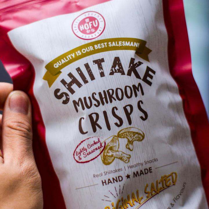 HOFU SHIITAKE MUSHROOM CRISPS ORIGINAL 60G Lazada