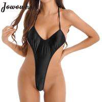 HOT★Extreme String Mini Micro Thong ผู้หญิงชุดว่ายน้ำชุดว่ายน้ำวันพีชหญิง Bather ชุดว่ายน้ำ Glossy Backless Monokini