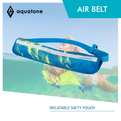 Aquatone Air Belt Inflatable Safty Pouch เข็มขัดอากาศ กระเป๋านิรภัยแบบเป่าลม ปลอดภัยสูงสุด