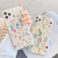 【Great. Cell phone case】น่ารักดอกไม้ใบกรณีสำหรับ Xiaomi R Edmi Mi หมายเหตุ11วินาที11ครั้ง10 10ครั้ง10วินาที9 9วินาที9ครั้ง8 8ครั้ง7 Pro Max 11 Lite Poco X3 9C NFC CC9E ล้าง coque Que