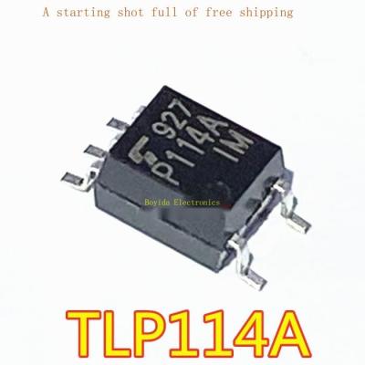 10ชิ้นใหม่ Original TLP114A P114A SOP5 SMD Optocoupler นำเข้าจุดความเร็วสูง Optocoupler