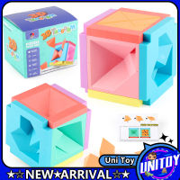 Puzzles Magic Tangram 3d เกมการศึกษาสามมิติ Hobby Jigsaw Early Learing Geometric Cubes Toys