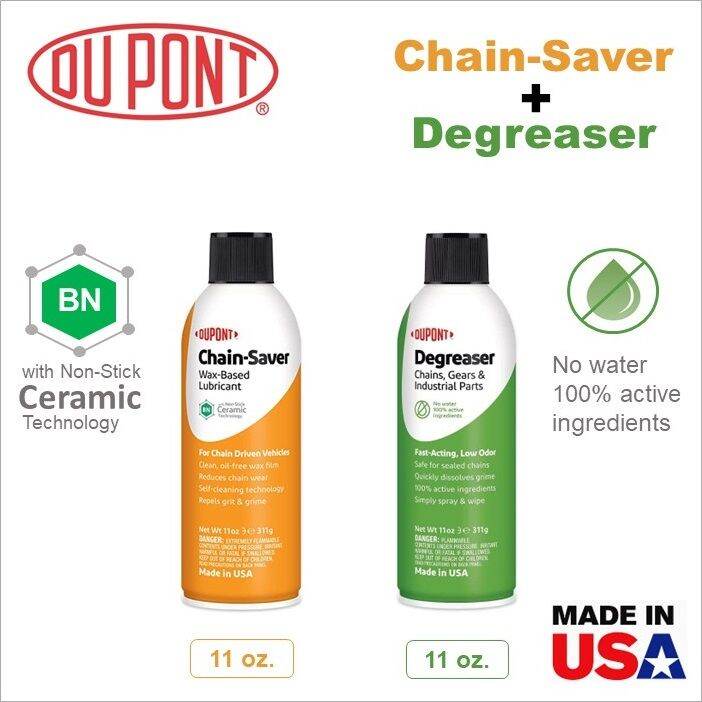 DuPont ChainSaver Lubricant and DuPont Degreaser, 11 oz. Lazada PH
