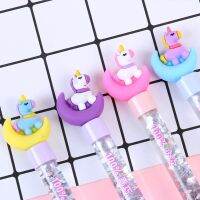 0.5mm นางฟ้าน้อยติดดาวน่ารักยูนิคอร์นดูดเจลปากกาเด็กนักเรียน