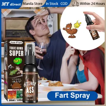 Fart Spray Super Strong Odor Spray Non-toxic Fart bomb prank Halloween fun  toy