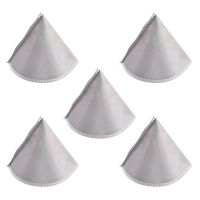 5X Reusable pour Over Coffee Filter Mesh Paperless Coffee Filter Stainless Steel Cone Filter 3 to 4 Cup