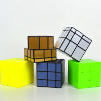 Qiyi กระจกเมจิก Cube 3x3รูปพิเศษบีบอัดเมจิก Cube เด็กของเล่นการศึกษาสำหรับของขวัญ