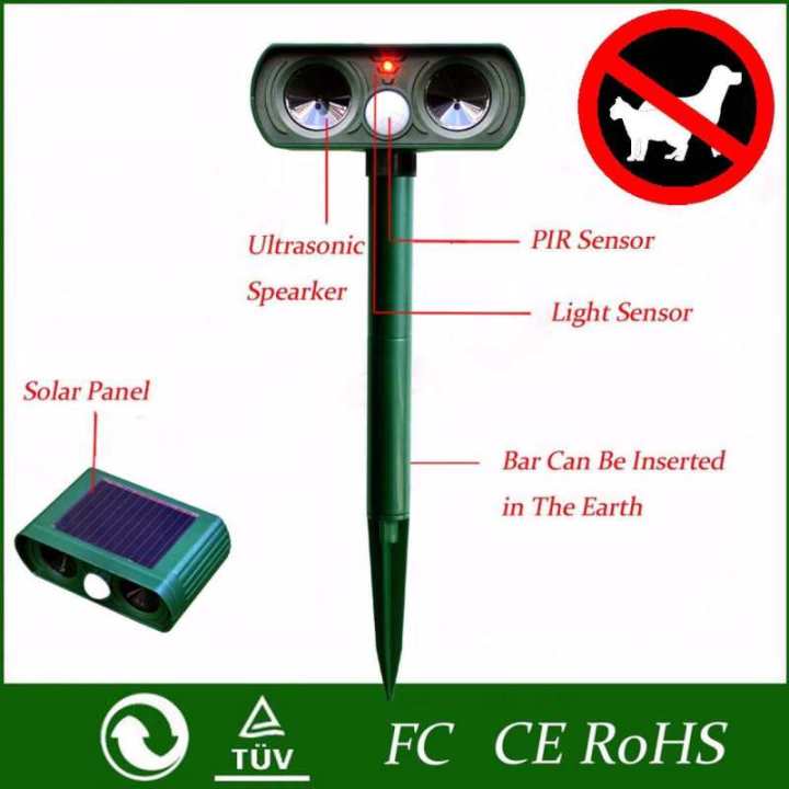 cod-bangkok-solar-ultrasonic-animal-repeller-เครื่องไล่นก-เครื่องไล่หมา-เครื่องไล่แมว-เครื่องไล่สัตว์-พลังงานแสงอาทิต-เครื่องไล่หนู