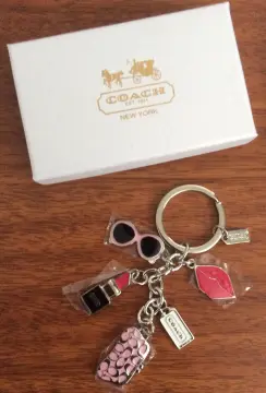 Coach, Accessories, Authentic Coach Signature Charm Loop Key Chain Nwt