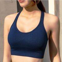 （A So Cute） สีทึบเซ็กซี่ FashionBras Breathable Wirefree เบาะ Push UpTopGymWorkout BraBra Top