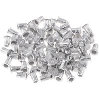 50 bags of aluminum alloy thread rivet nuts M3 M4 M5 M6 M8 M10 M12 flat head pull rivet nuts