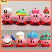 BRAIN ร้อน น่ารัก การ์ตูน ของเล่นแอ็คชั่นพีวีซี Kirby Anime รูป เกมอนิเมะ