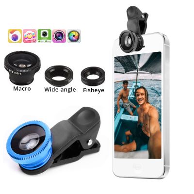 Wide Angle Fish Eye Lens Macro Fisheye Lens Zoom For iphone 7 8 plus XS MAX X Mobile Phone Camera Lens Kit ojo de pez para movil