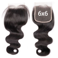 Virgo Hd ลูกไม้โปร่งใสปิด4X4 5X5 6X6บราซิล Body Wave ปิด8-22นิ้ว100 Remy ผมมนุษย์ Swiss Lace ปิดด้านบน