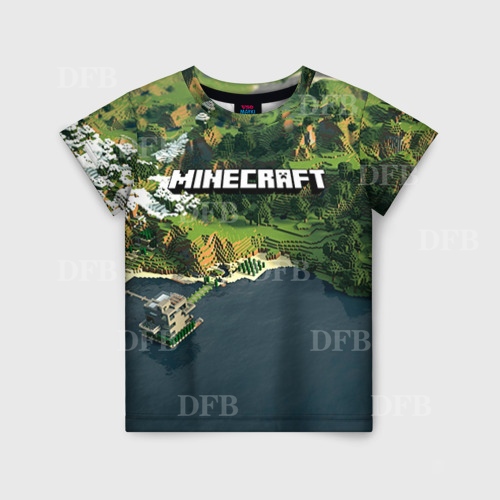 minecraft-2023ใหม่เสื้อพิมพ์ลายอนิเมะสำหรับเด็กเสื้อยืดใส่ได้ทุกวันสำหรับแขนสั้นสบาย