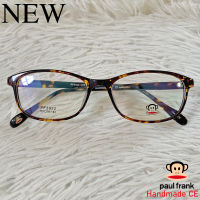 Paul Frank แว่นตาสำหรับตัดเลนส์ สายตา กรอบแว่นตา ชาย หญิง Fashion รุ่น 3022 สีน้ำตาลกละ กรอบเต็ม ทรงรี ขาข้อต่อ วัสดุ TR 90 รับตัดเลนส์ทุกชนิด