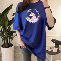 2033 Plus Size M-5XL Loose Tshirt  Perempuan Tops Lengan Pendek Murah Wanita Clothes