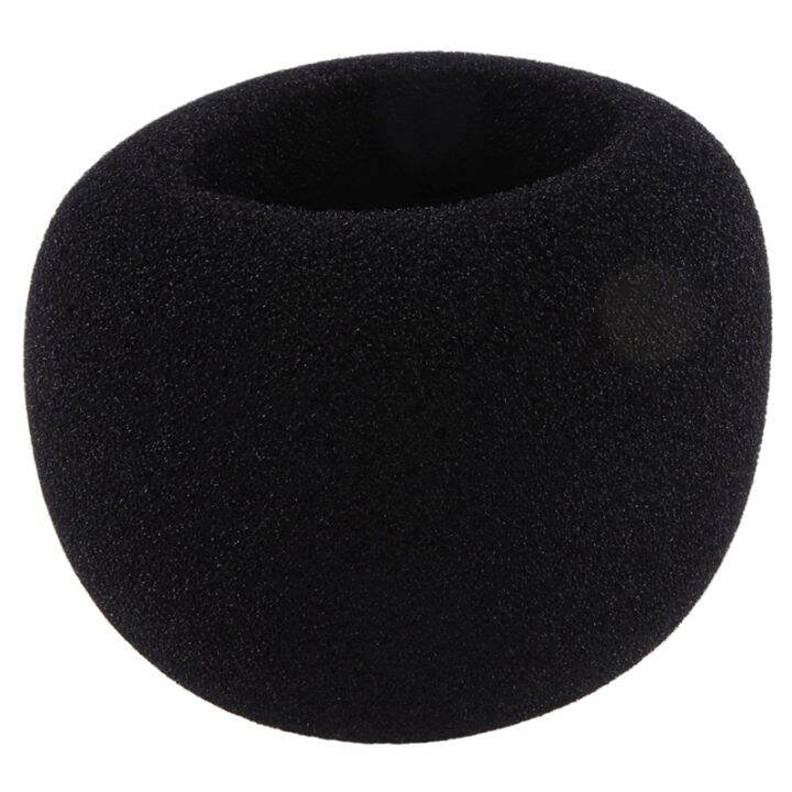 2pcs-set-for-zoom-h1-microphone-windproof-sponge-cover-voice-recorder-sponge-case-black