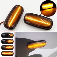 ❂∈ Turn Signal Light Flowing Flashing Lamp Dynamic LED Side Marker For Land Rover Discovery 2 1999-2004 Defender Freelander 1 02-05