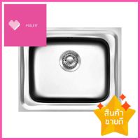 ซิงค์ฝัง 1 หลุม ADVANCED AVP 055MB/C สีเงินBUILT-IN SINK ADVANCED AVP 055MB/C 1B SILVER **มีบริการชำระเงินปลายทาง**