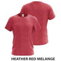 Vintage Collection Heather Red Melange Eight Square Plain T-Shirt