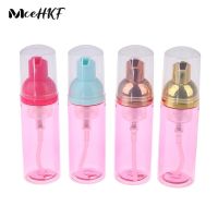 1Pcs 60ML Transparent Pink Plastic Bottle Cleaning Washing Foam Dispenser Sub-bottle Soap Mousse Travel Portable Foam Bottle