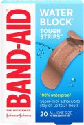 Băng Cá Nhân Band-Aid Water Block - Chống thấm nước, 20 miếng 2.2cm x 7cm