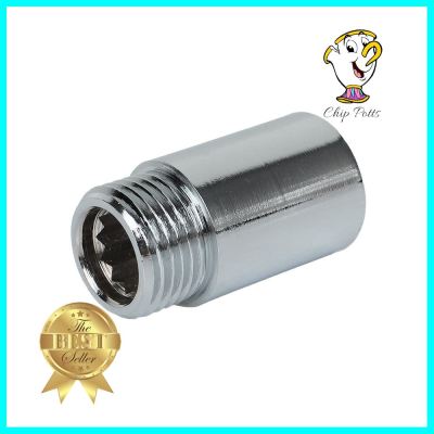 ข้อต่อตรงทองเหลือง เกลียวนอก/ใน ANA 1/2 นิ้ว x30 มม. สีโครมMPT-FPT BRASS COUPLING ANA 1/2INX30MM CHROME **ราคารวม Vat แล้วค่ะ ไม่มีบวกเพิ่ม**