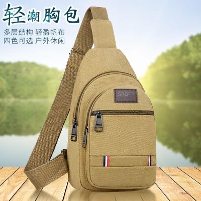 ✤ version chest bag trendy brand single shoulder crossbody backpack multifunctional mobile phone all-match mens